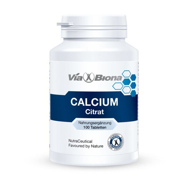 Calcium Citrat (Kalzium) - Nahrungsergänzungsmittel von ViaBiona