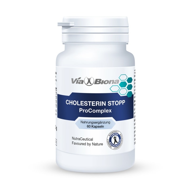 Cholesterin STOPP Pro Complex - Nahrungsergänzungsmittel von ViaBiona