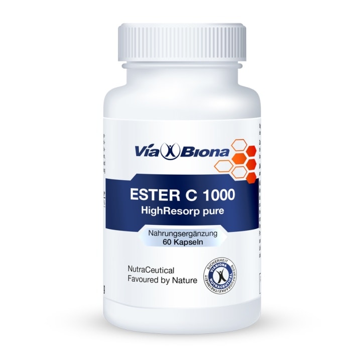 Ester C 1000 HighResorp pure - Immunsystem stärken von ViaBiona