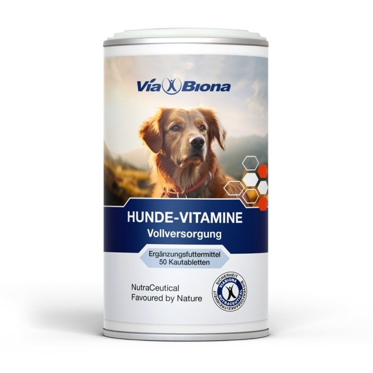 Hunde-Vitamine Vollversorgung - Nahrungsergänzungsmittel von ViaBiona
