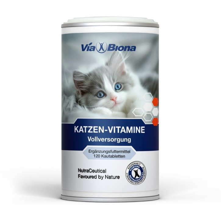 Katzen-Vitamine Vollversorgung - Energie & Vitalität von ViaBiona