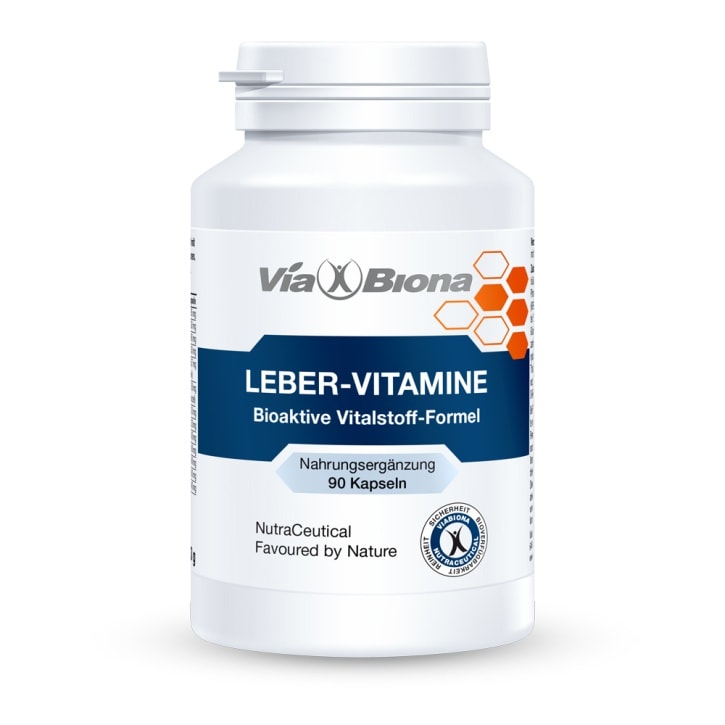 Leber-Vitamine - Nahrungsergänzungsmittel von ViaBiona