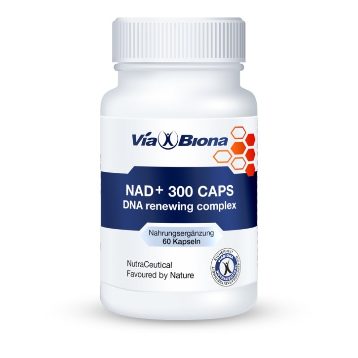 NAD+ 300 CAPS DNA complex - Zellschutz & Anti-Aging von ViaBiona