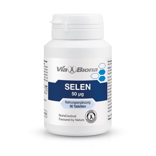 Selen 50µg - Nahrungsergänzungsmittel von ViaBiona