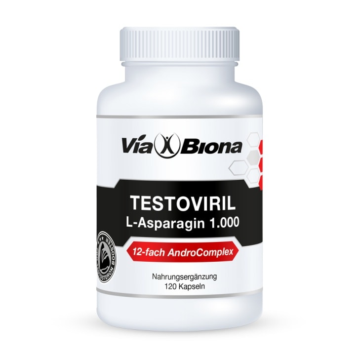 Testoviril max. + L-Asparagin 1.000 - Männer & Prostata von ViaBiona
