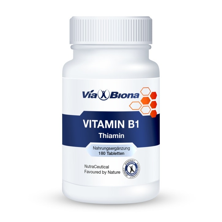 Vitamin B1 Thiamin - Nahrungsergänzungsmittel von ViaBiona