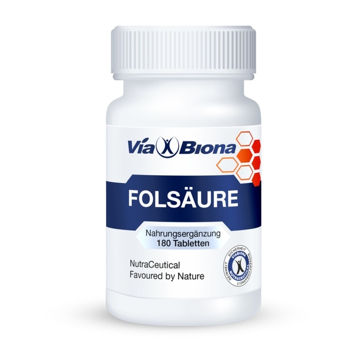 Vitamin B9 Folsäure - Nahrungsergänzungsmittel von ViaBiona