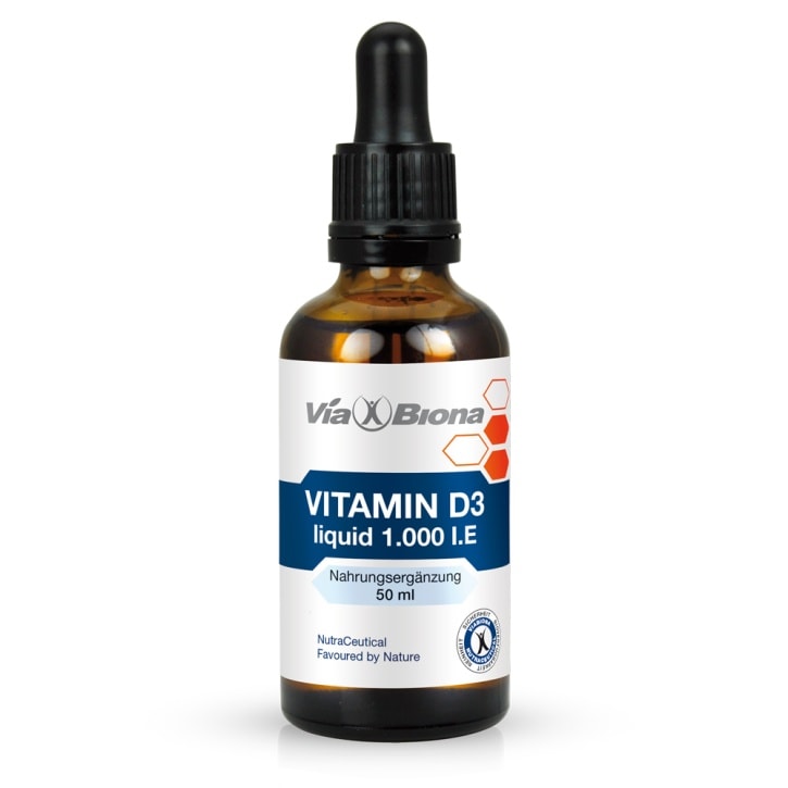 Vitamin D3 liquid 1.000 - Immunsystem stärken von ViaBiona