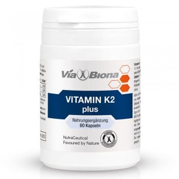 Vitamin K2 Plus - Nahrungsergänzungsmittel von ViaBiona
